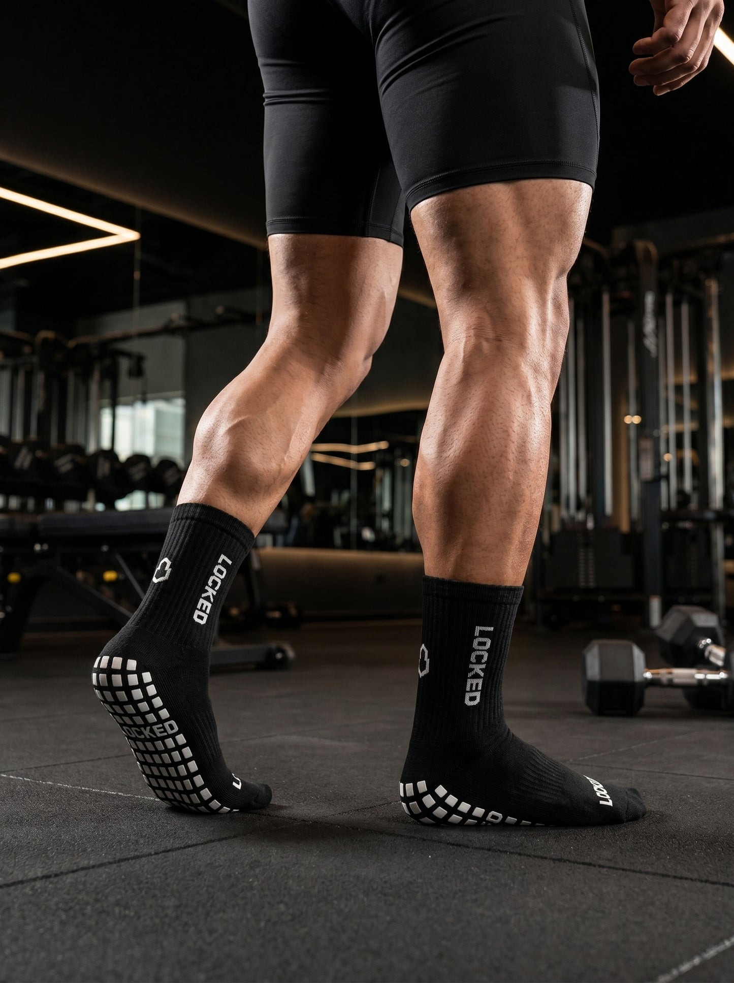 LOCKED Vol. 1 Black Grip Socks