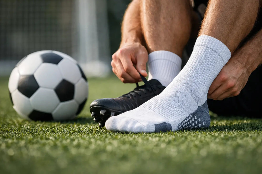 Anti Blister Football Socks That Stay Fast